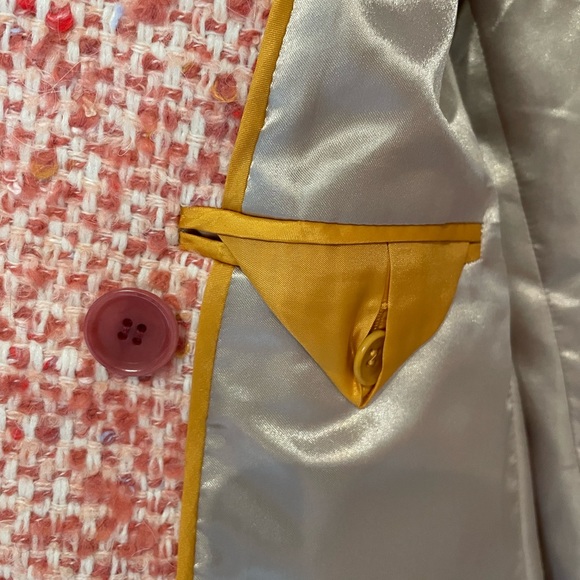 J.Crew Pink Tweed Daphne Coat / Topcoat - Picture 5 of 6
